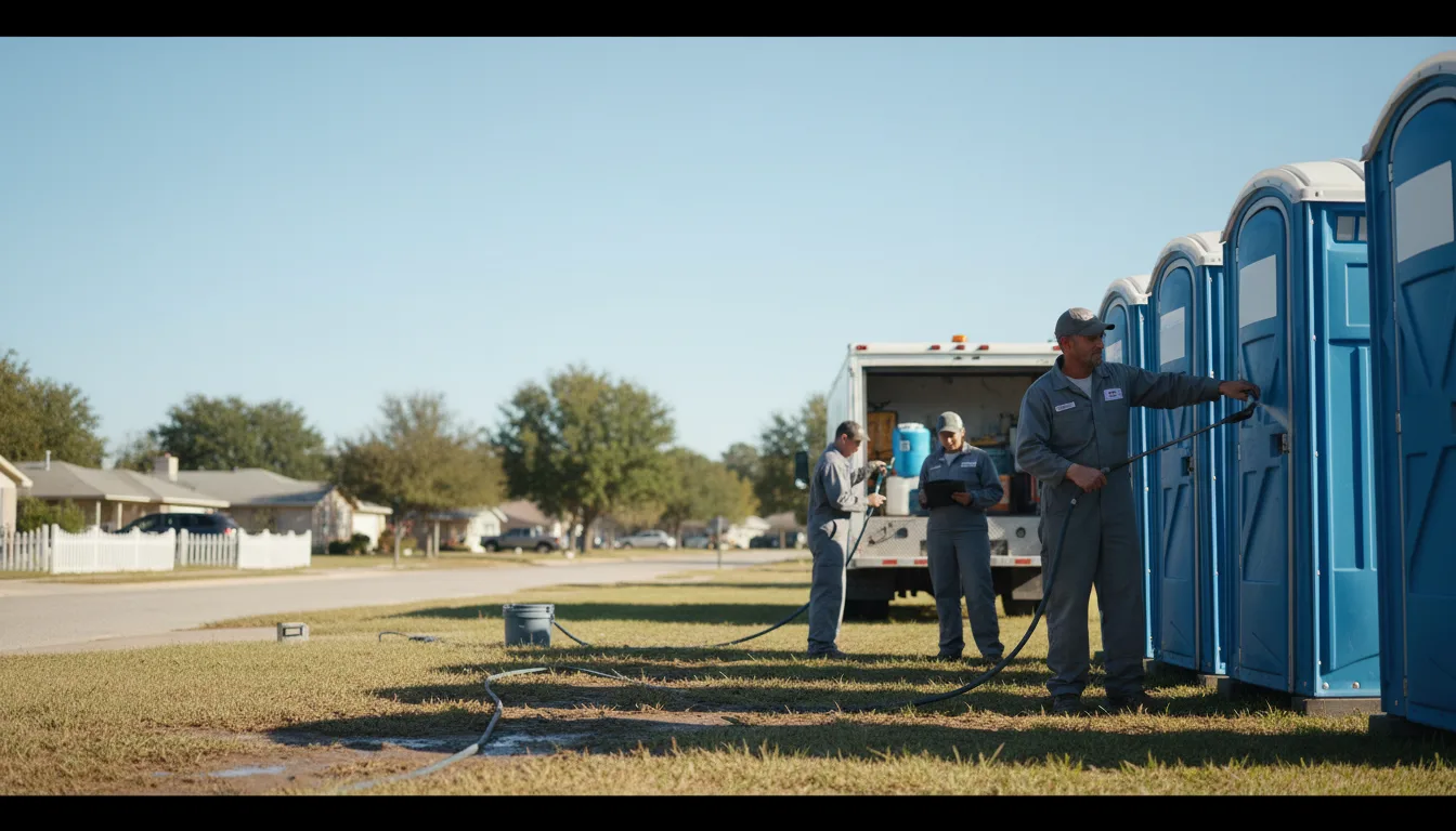 Long-Term Portable Toilet Rental in Sterrett, AL near me